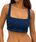 Denim Crop Top