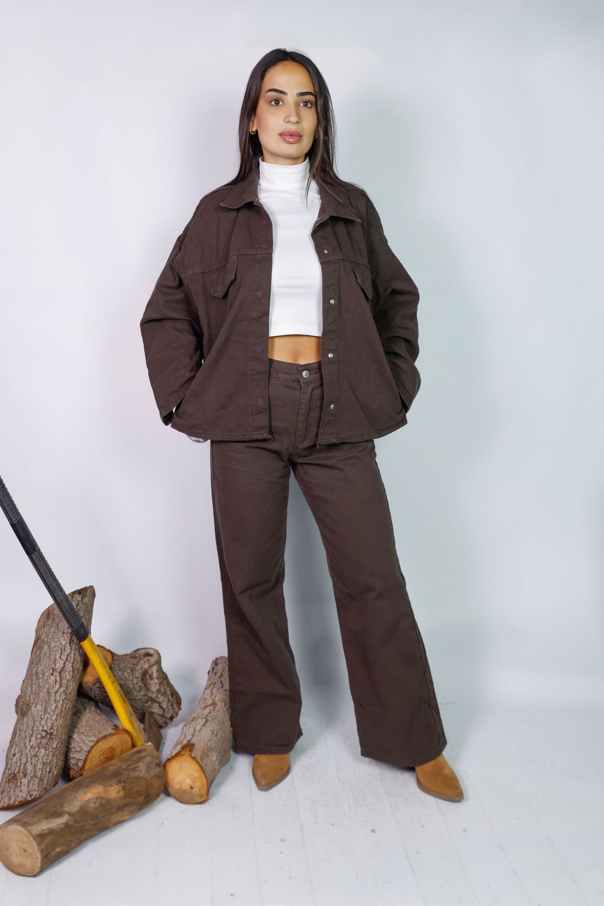Casual Denim Set Two-Piece