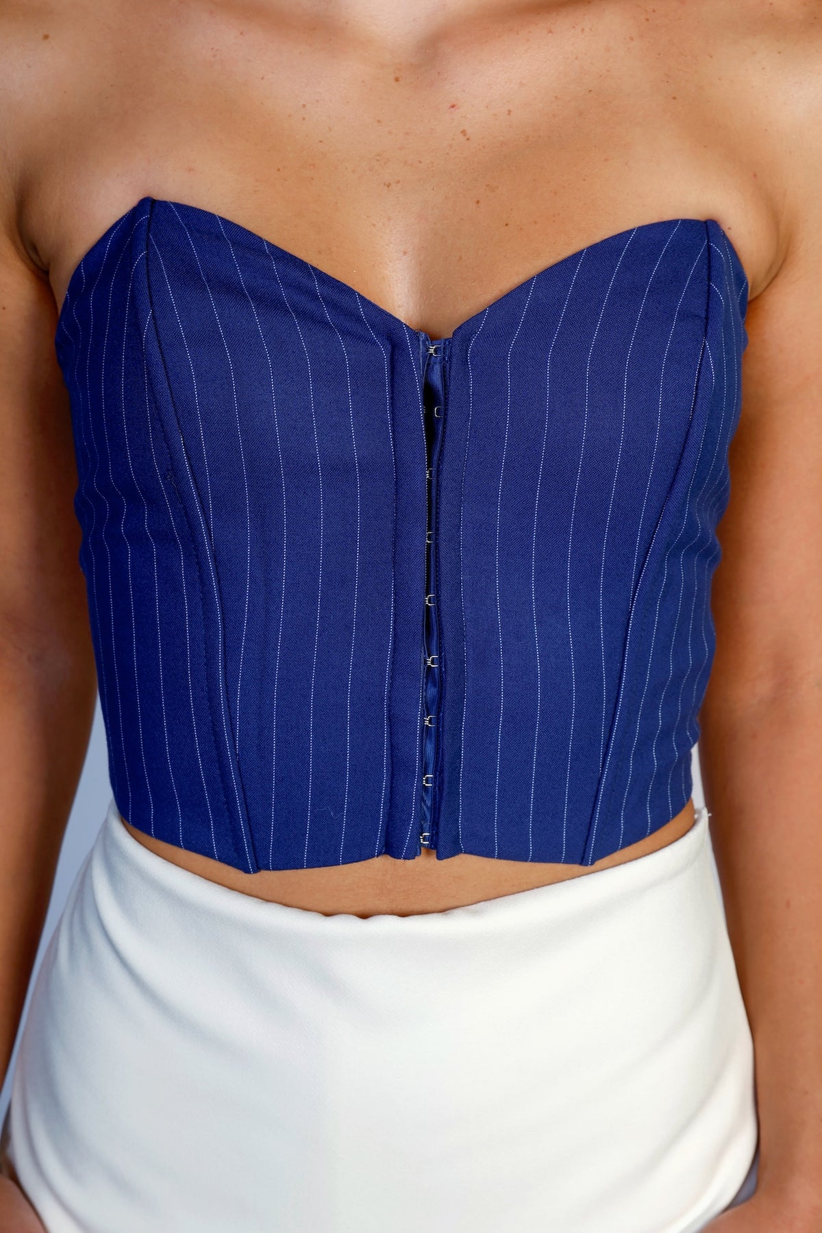 Corset Pinstripe, Stretch Back