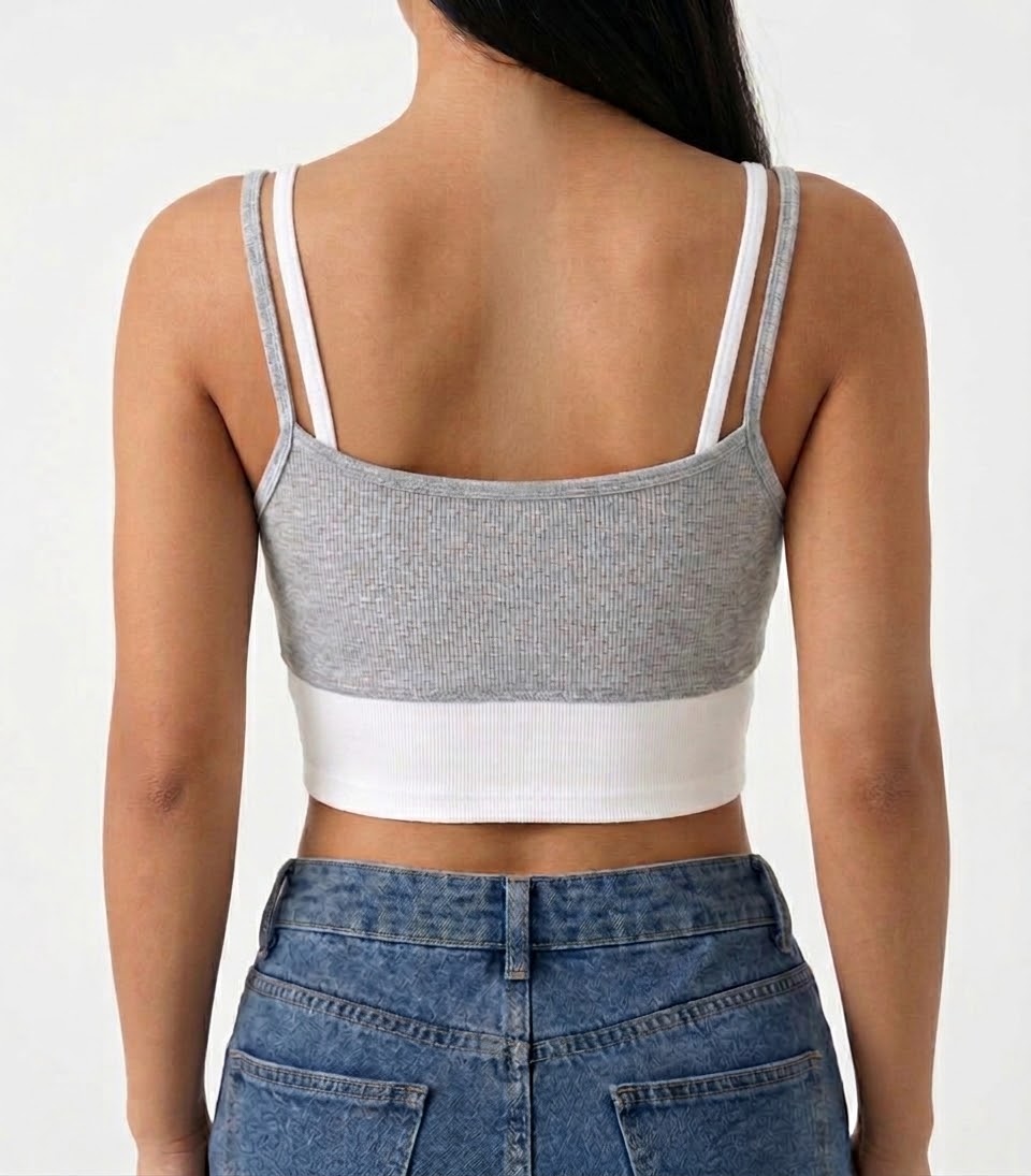 Double-Layered Crop Top