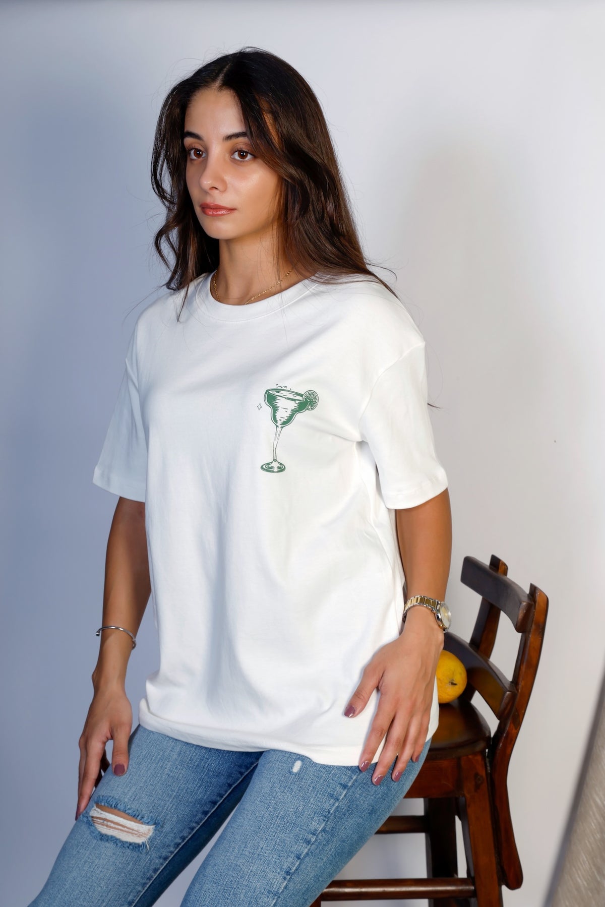 Margarita Oversized Cotton T-shirt