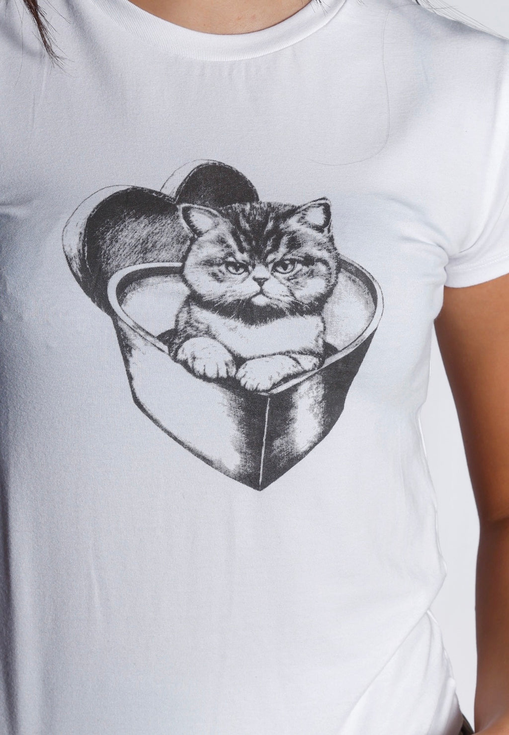 Cotton T-shirt Cat