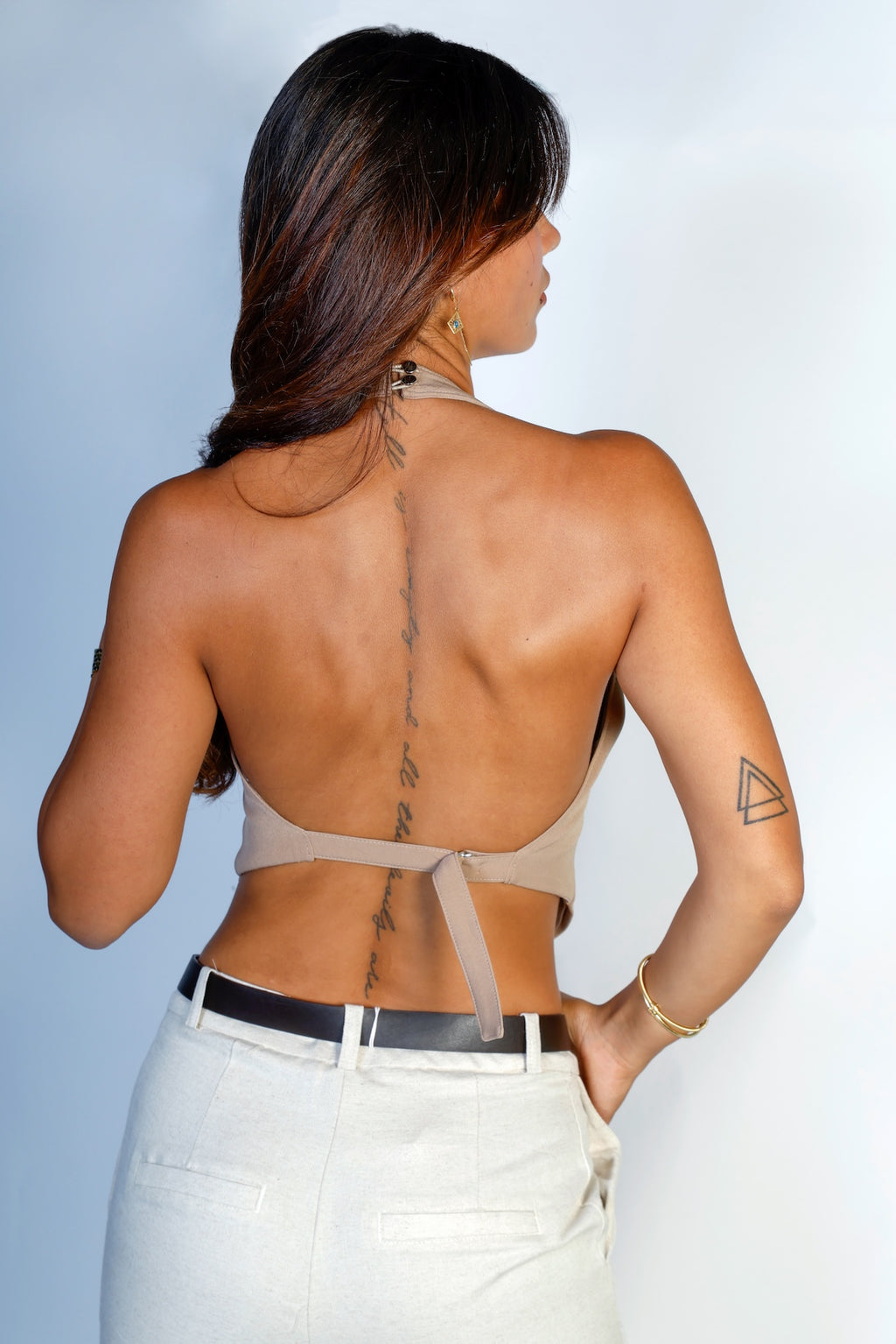 Button-Up Open-Back Vest