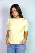 Short Sleeve Knit Top