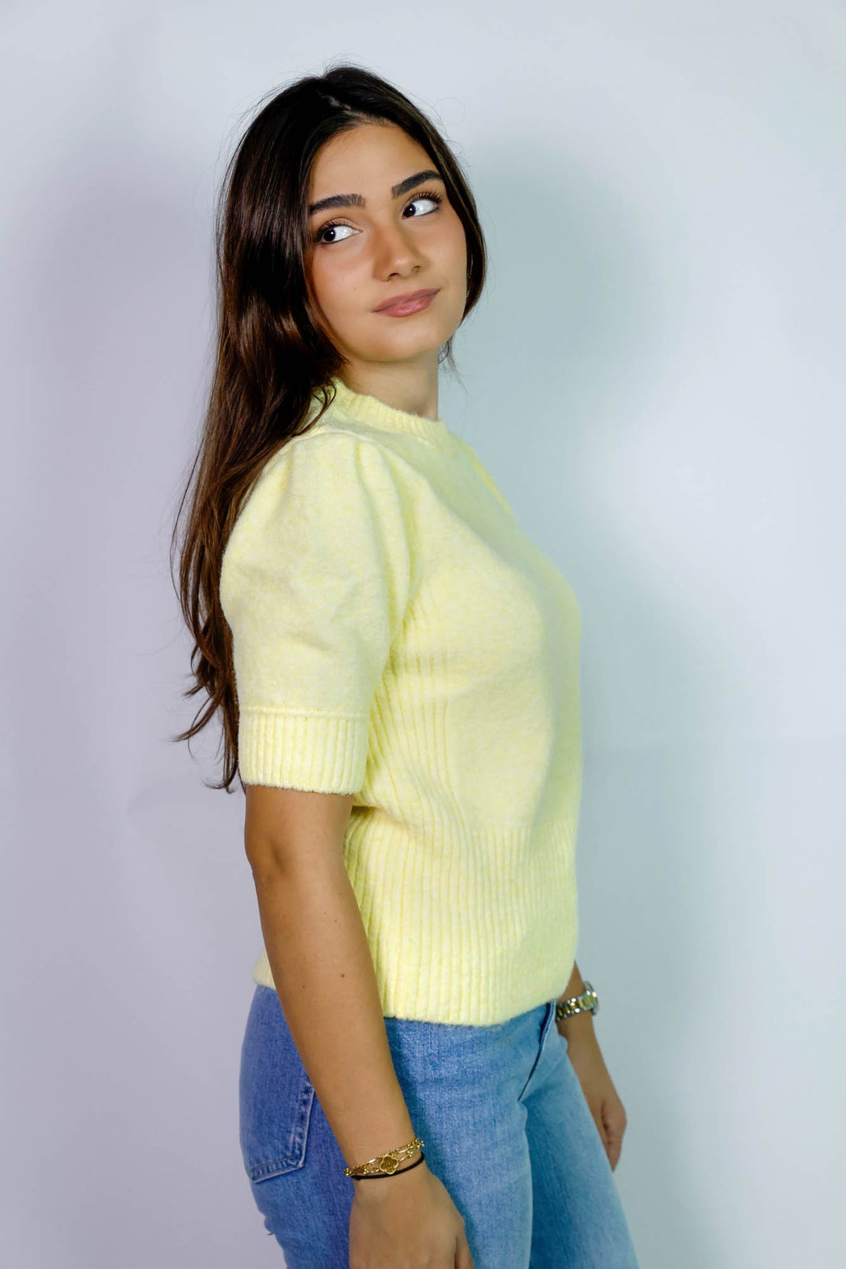 Short Sleeve Knit Top