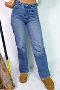 V26 High-waist jeans straight-leg