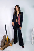 Blazer & Flared Trouser set