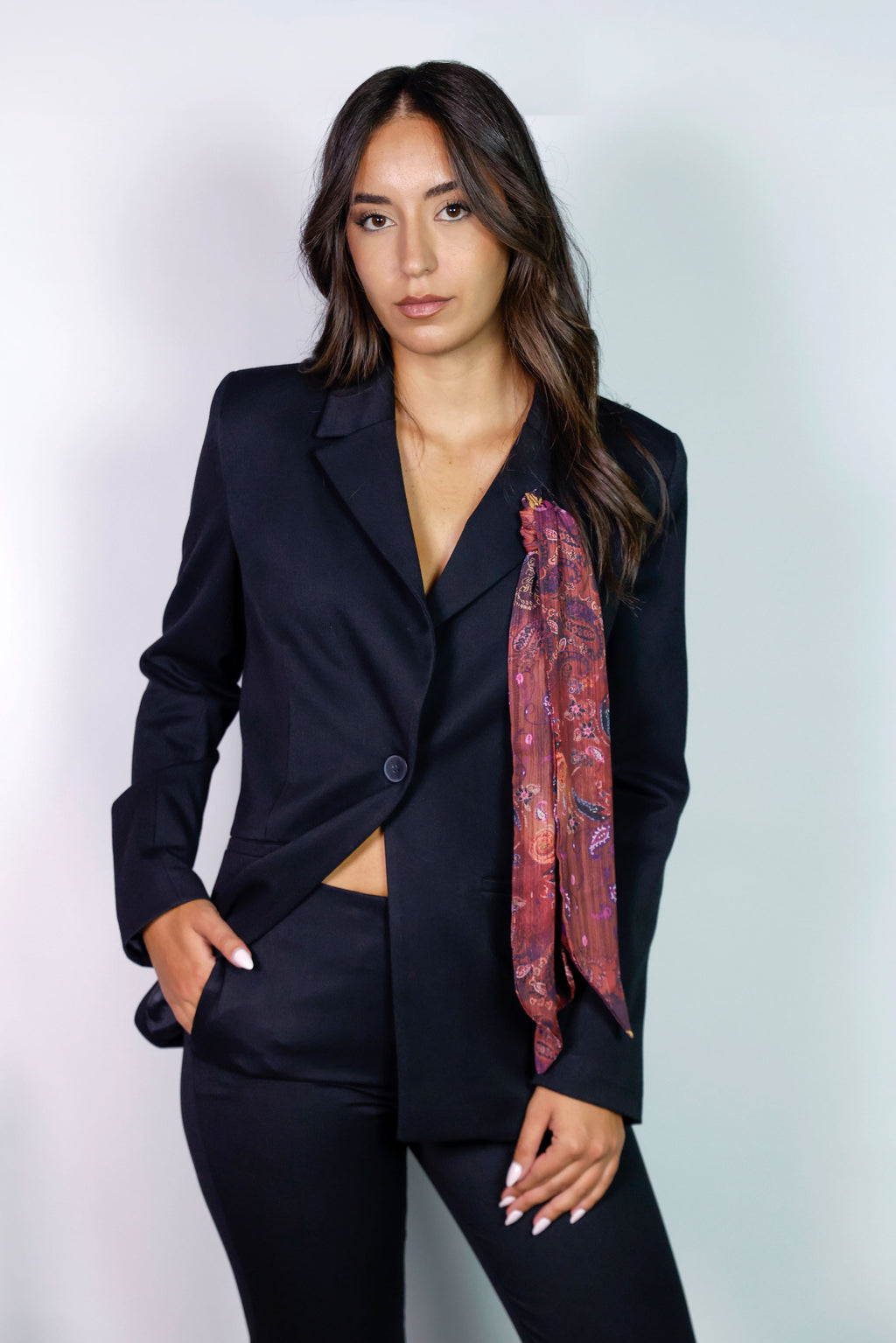 Blazer & Flared Trouser set