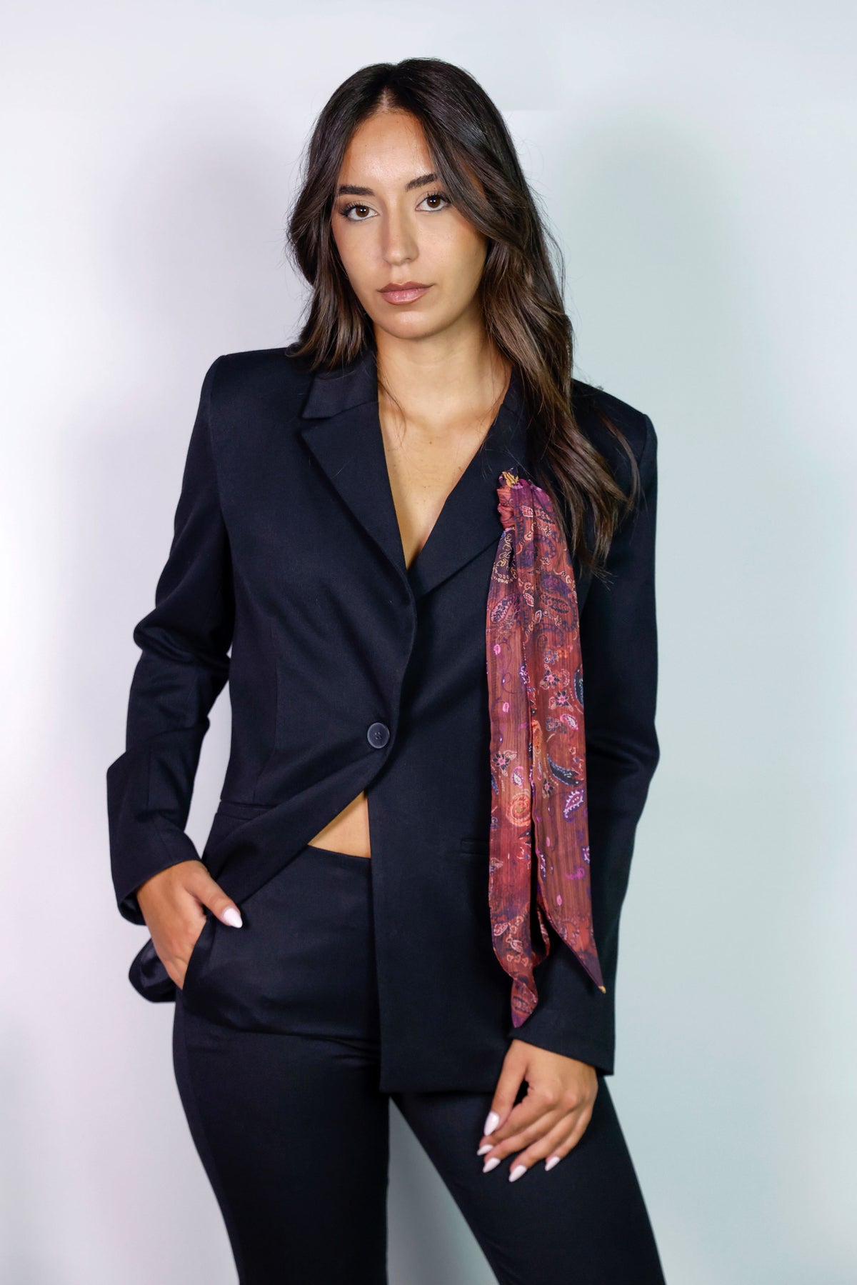 Blazer & Flared Trouser set